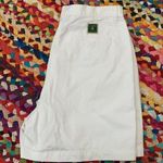 Vintage 80s/90s Lauren Ralph Lauren White Cotton High Waist Mom Shorts Photo 0