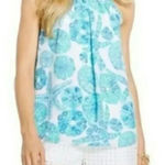 Lilly Pulitzer  Sea Urchin  Spaghetti Straps Seashell Sleeveless Top XS #2195 Photo 0
