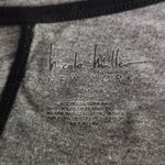 Gray and Black T-shirt Size Medium Nicole Miller Gray Tee Photo 4