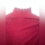SO  Deep Red Knit Fabric Photo 1