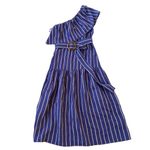 Topshop NEW Women’s Size 12 Sicily Belted One Shoulder Dress Photo 2