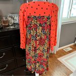 Free People Tallula Poppy Orange Deep-V Mixed Floral Boho Dress Size S Photo 6