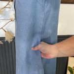 NWT Lintico 100% Linen Taylor Sleeveless
Straight High Slit Maxi Dress Sz S 🧡🎀 Blue Photo 8