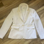 Chadwick's vintage 90s y2k  blazer linen blend jacket cream classic 2P Photo 0