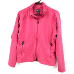 Adidas size medium climaproof warm pink full zip fleece jacket Photo 0