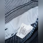 Lee NEW Mid Rise Blue & White Striped Mid Rise Stretch Shorts Womens 12 Photo 5