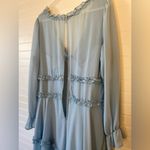 B Darlin B.Darling Baby Blue Ruffle Long Sleeve Dress​ Photo 4