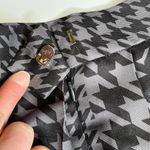 Houndstooth Black &  Skirt Black Gray Pleated New M Photo 3