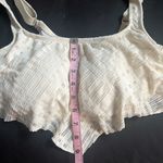 Antonio Melani Boho Cream Handkerchief Bikini Top. Size Medium Photo 6