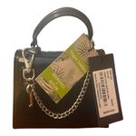 Kendall + Kylie Mini Black Handbag with Locking Lock & Key Photo 1