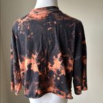 Urban Outfitters Orange and Black Boxy Short Sleeve Tee Photo 4