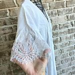 Pins & Needles Lace Longline Kimono White Jacket Medium Urban Outfitters… Photo 7