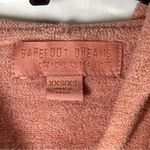 Barefoot Dreams  Peach Hooded Zip-Up Poncho SZ XXS-XS Photo 8