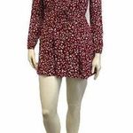 Jack by BB Dakota JACK BB Dakota Red White Key Hole Neckline Dress Photo 0