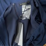 Black Halo NEW NWT  Romina Midi Dress In Navy Blue Photo 8