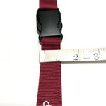 Poshmark Burgundy Red Logo Spellout Lanyard Photo 5