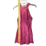 Dress The Population Dress Lace Gold Strappy Cocktail Party USA Pink Photo 5