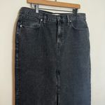 Madewell - Denim Mid-Rise Maxi Skirt in Lunar Wash Dark Wash 90s Photo 2