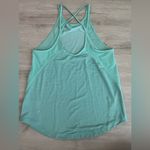 Lululemon Sz 4 Run Off Route Tank Top blue Mesh Strappy Photo 3