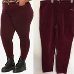 Mossimo Wine velvet skinny jeans! Plus Size 18 Photo 1