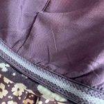 Blue Blush  Violet Purple White Floral Strapless Shorts Romper Tie Front Size L Photo 9