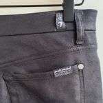 7 For All Mankind Black Faux Leather Leggings 29 grunge minimalist gothic Photo 4