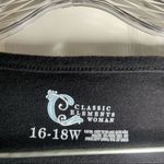 Classic Elements  Black V Neck Short Sleeve Tee 16/18W Photo 1