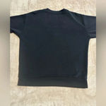 Athleta Black V Neck Pullover Size Medium Soft Athleisure Sweatshirt Photo 3