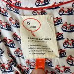 Anthropologie  52 Conversations Colloquial Sleeveless Buttondown in Bicyclette Photo 6