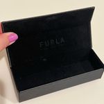 Furla authentic glasses case, hard shell, black, velour interior 6”x1.5”x2” Photo 2