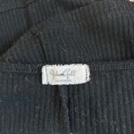 Brandy Melville  John Galt Black Tie Front Spaghetti Strap Crop Top Photo 2