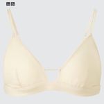 Uniqlo Mame Kurogouchi x Wireless Bra (Sheer Triangle) in Natural Photo 1