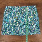 Lilly Pulitzer  Ella Sea Blue It’s A Stretch Animal Print Shorts Skort Photo 6