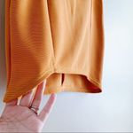 MINKPINK NWT  Orange Stretch Ribbed Fonda Mini Skirt, Size‎ Medium Photo 8