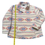 Crane Women’s Size M 1/4 Zip Fleece Pullover Pastel Southwestern Print Cowgirl Pink Size M Photo 5