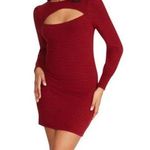 Bb Dakota Steve Madden Ribbed Bodycon Dress size L Red Size L Photo 0