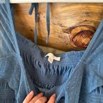 LC Lauren Conrad Smocked Peplum Ruffle Blouse Photo 2