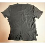 Lululemon ‎ Black Short Sleeve Wrap Yoga Top Athletic Workout Shirt Photo 3