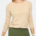 J.Crew  Tan Cotton Teddie Sweater Medium Photo 0