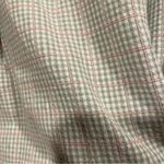 Cute Vintage 80’s soft green pink plaid normcore button front short sleeve shirt Size 1X Photo 6