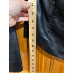 Nordstrom Signature Black Leather Full Zip Caspule Staple Biker Moto Jacket Photo 6