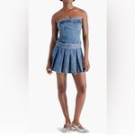 Steve Madden  Blue Strapless Denim Dress Sz small Photo 2