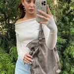 Marciano Y2k gray  large leather tote shoulder bag  Photo 0