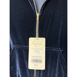 Fabletics Velour Zip Wide Leg Jumpsuit Navy Blue L Loungewear Y2K Athleisure Photo 5