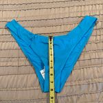 l*space L* Rocky Classic Bikini Bottom Satin Shine Cyan Blue Extra Large XL SHRCC24 Photo 7