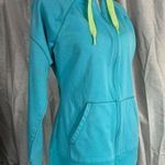 The North Face zip up sweater, zip up hoodie, woman size large Photo 14