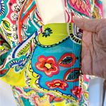 Anne cole NWT  Multicolor Paisley Print Swim Cover-Up Lightweight Dress Sz L/XL💛 Photo 3