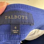 Talbots Womens Royal Blue Denim Look Pencil Skirt Size 6 Cotton & Spandex Size 6 Photo 4