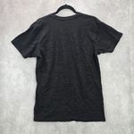 None Black Christmas Ornaments & Mistletoe Printed Holiday Tshirt Top Medium Photo 1