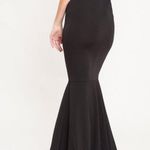 Black Formal Long Train Dress Photo 2